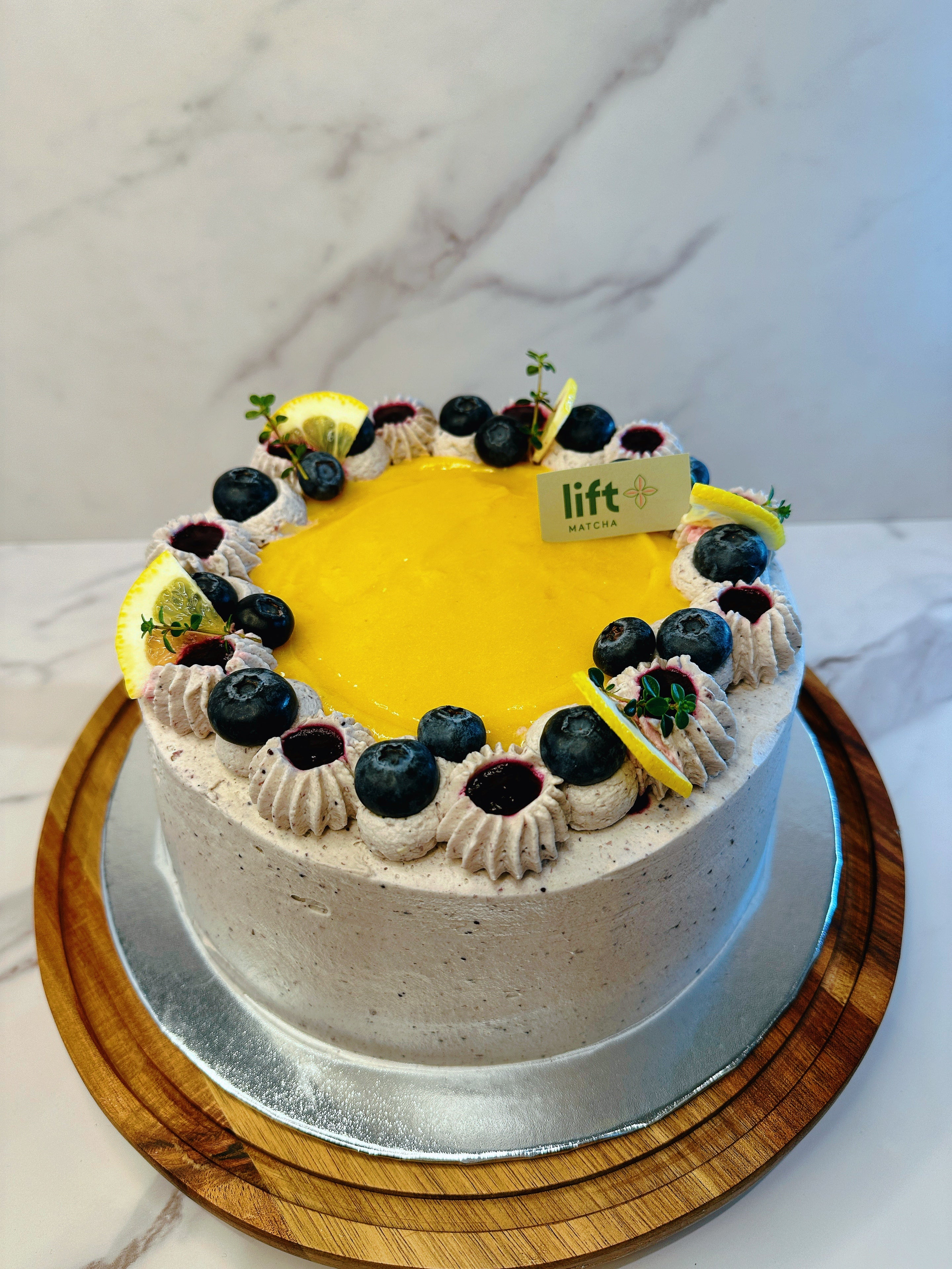 Blueberry Lemon Cloud Cake