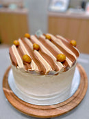 Golden Caramel Chocolate Cake