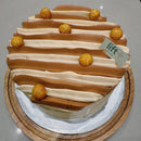 Golden Caramel Chocolate Cake