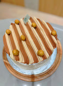 Golden Caramel Chocolate Cake