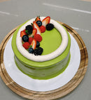 Strawberry Matcha Cream Cake